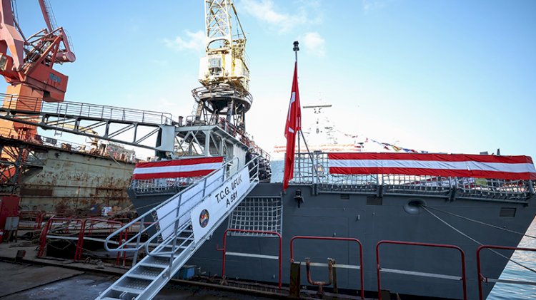 Türkiye'nin ilk istihbarat gemisi TCG Ufuk hizmete girdi