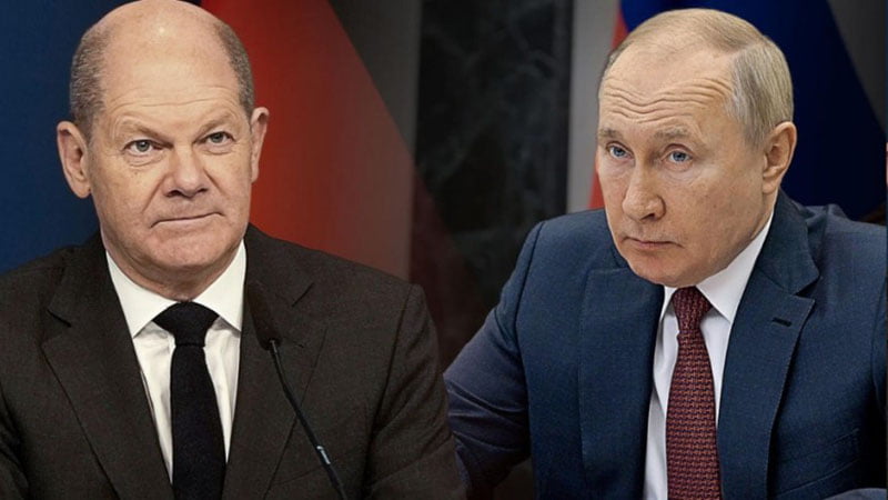 Olaf Scholz'la görüşen Putin, taleplerini sıraladı - VeryansınTV